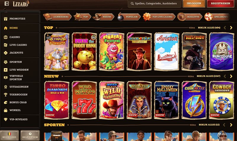 Explore lizaro casino inloggen